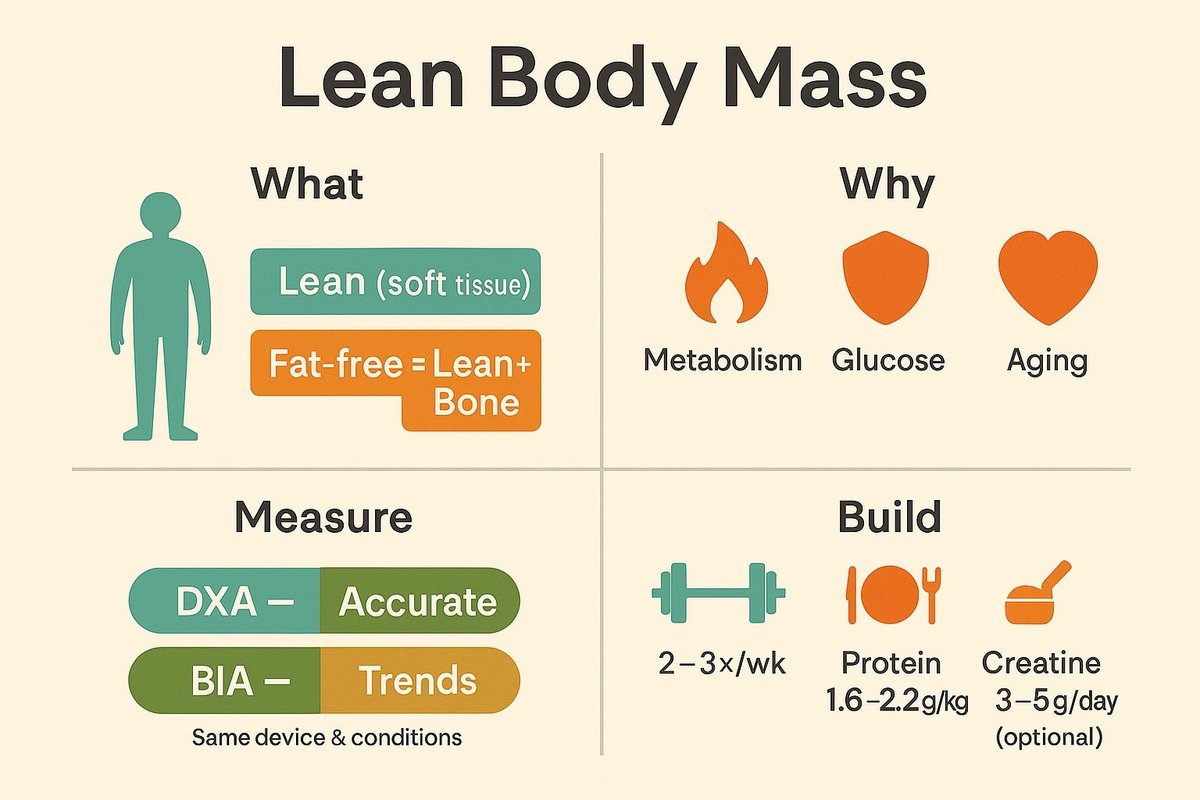 Lean Body Mass: What It Is, Why It Matters, and How to Build It (Without Complicating Your Life)